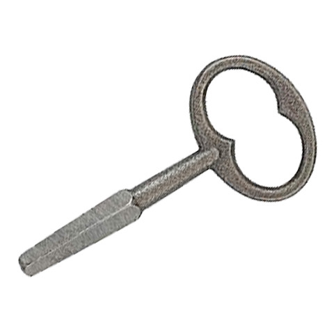 Clé technique de portière à carré conique